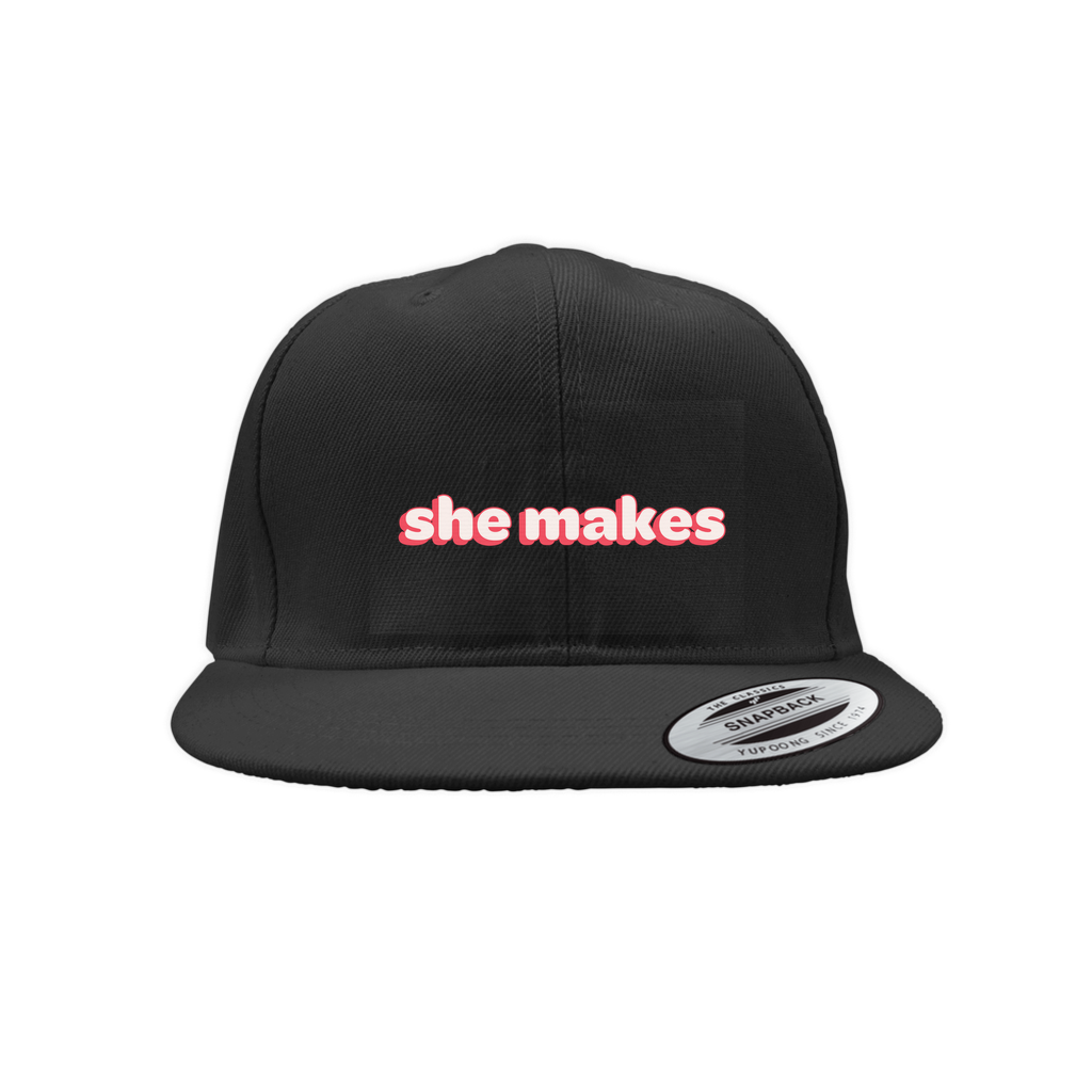 She Makes Snapback Cap