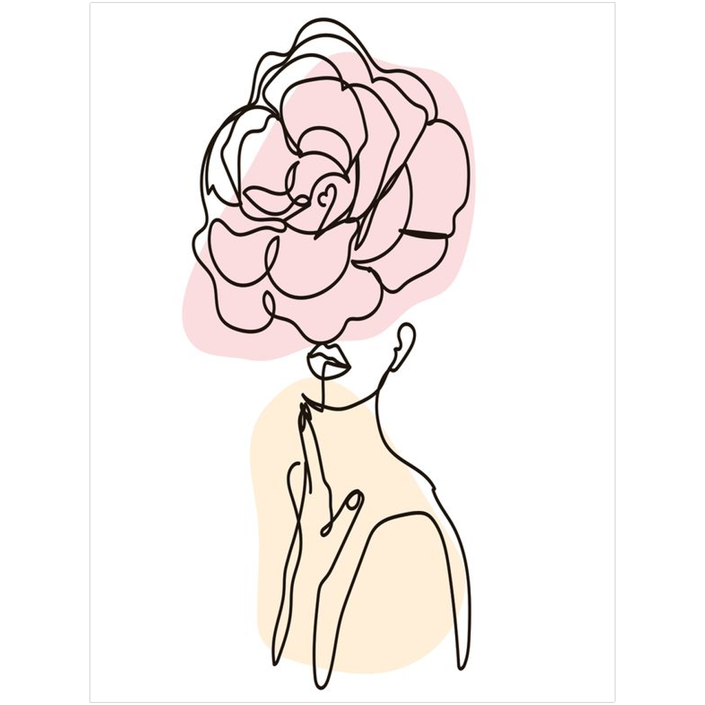 Femme Floral Art Print 1