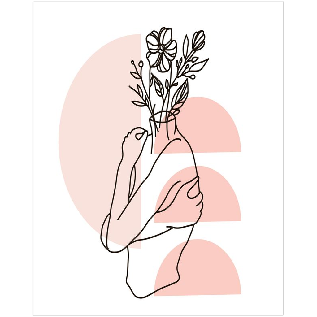 Femme Floral Art Print 2
