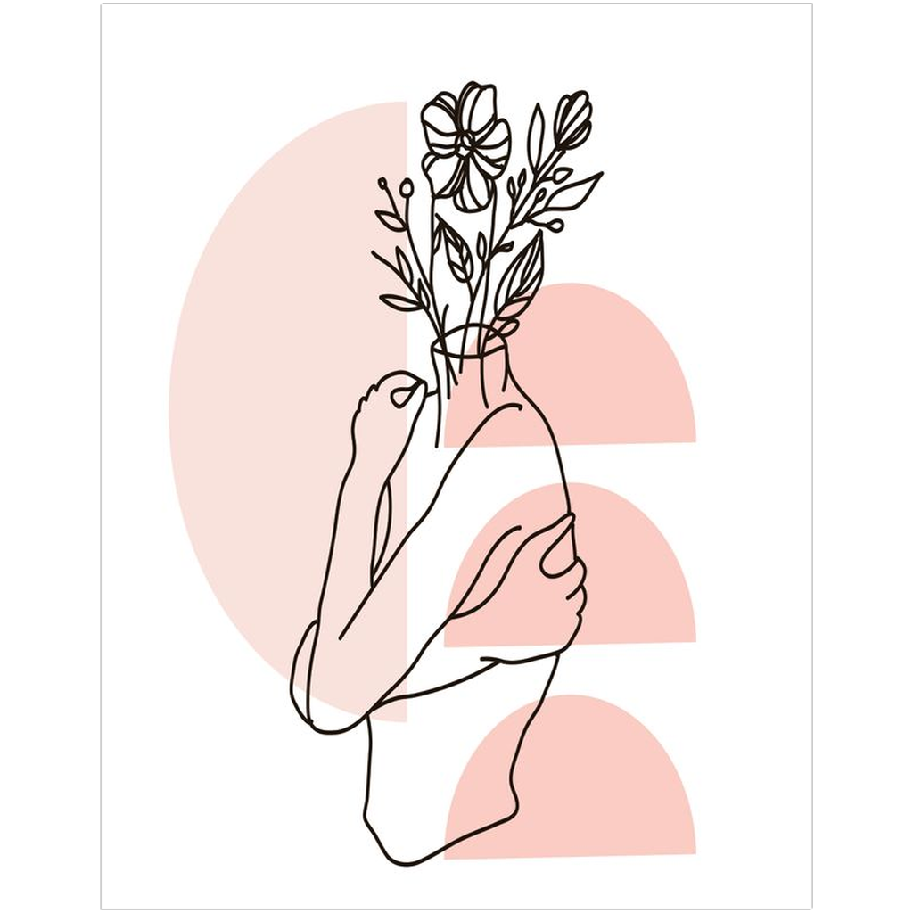 Femme Floral Art Print 2