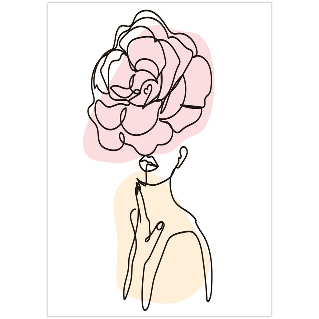Femme Floral Art Print 1