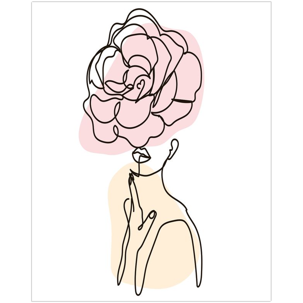 Femme Floral Art Print 1