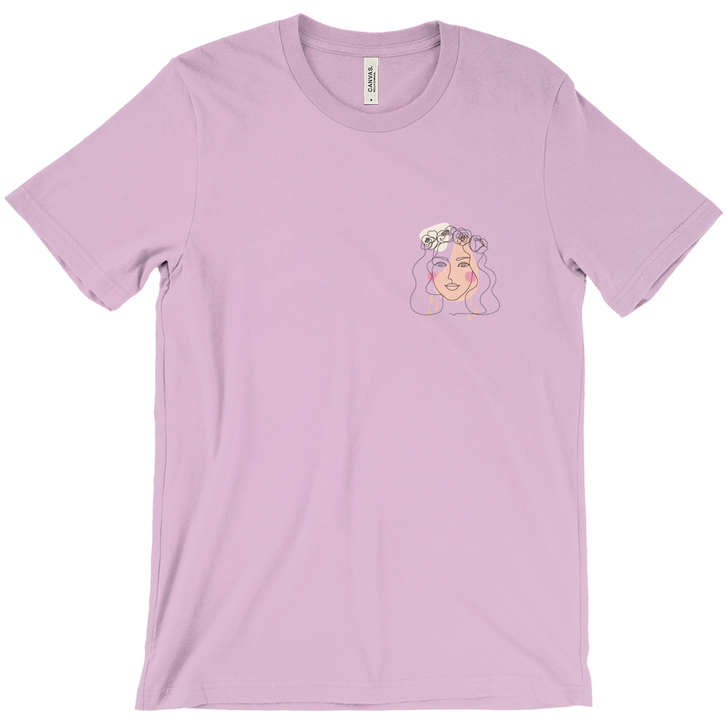 She Makes Face Tee