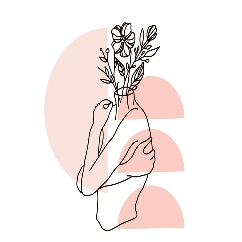 Femme Floral Art Print 2