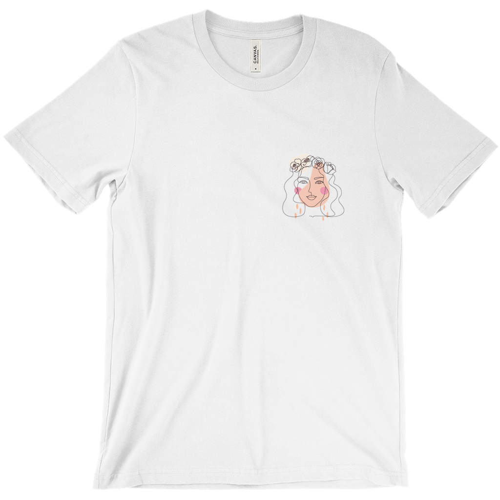 She Makes Face Tee