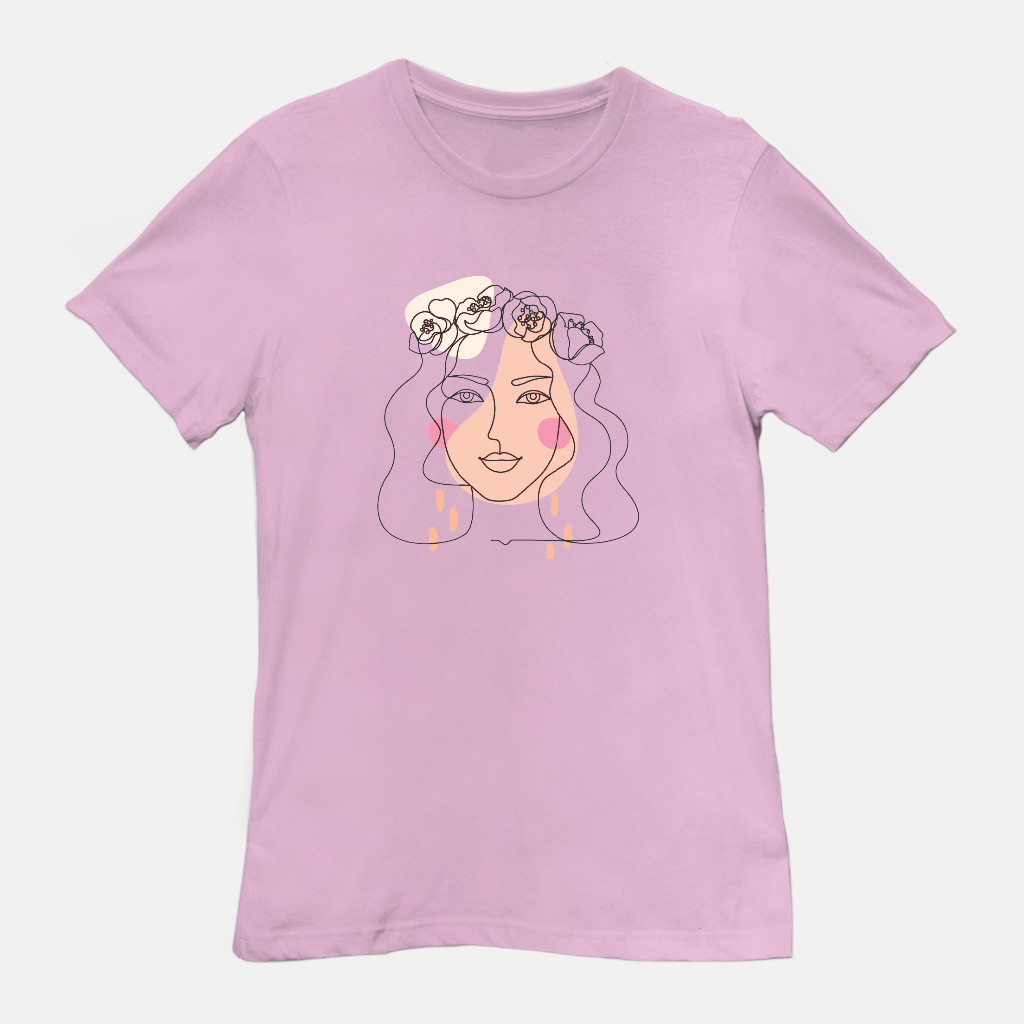 She Makes Big Face Tee