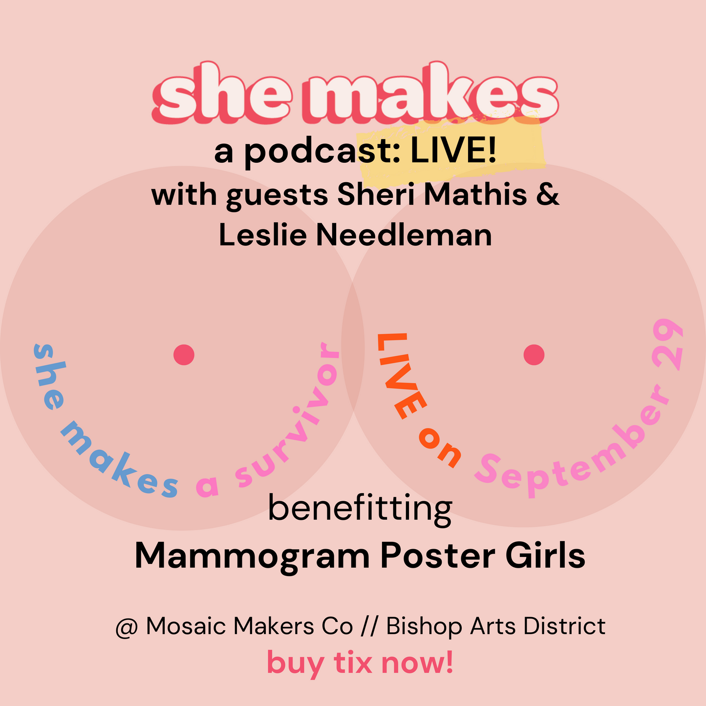 She Makes a [SURVIVOR]: LIVE recording at Mosaic Makers Co