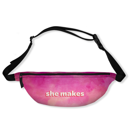 She Makes Watercolor Fanny Pack