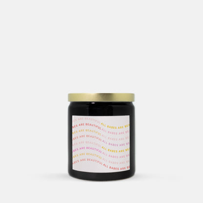 All Babes Are Beautiful - Ceramic 8oz Candle (Black)
