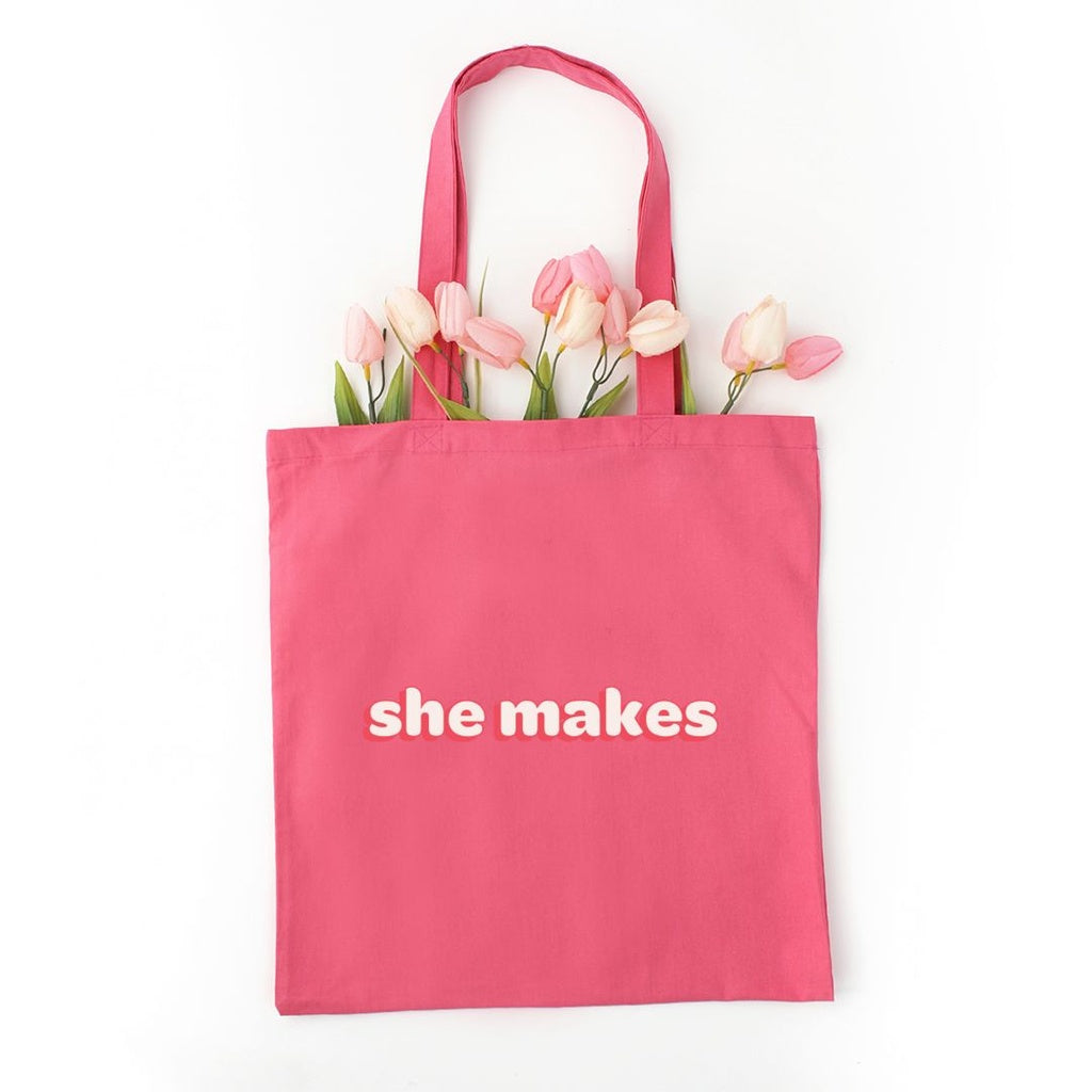 She Makes Tote Bag (Lightweight)